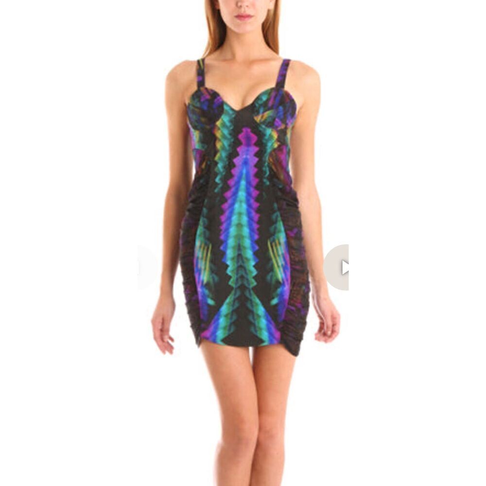 BELLE SAUVAGE QUILTED BRA DRESS NWT Size 36/4 Small